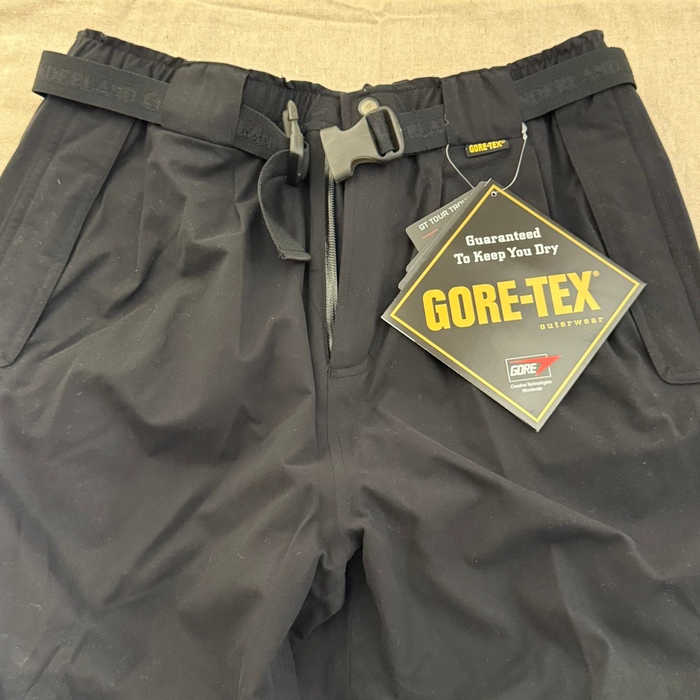 NWT Sunderland of Scotland Gore-Tex GT Tour Golf Black Mens Medium Short